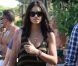 Adriana Lima en vacances à Miami avec son époux et sa fille Valentina le 31 juillet 2011