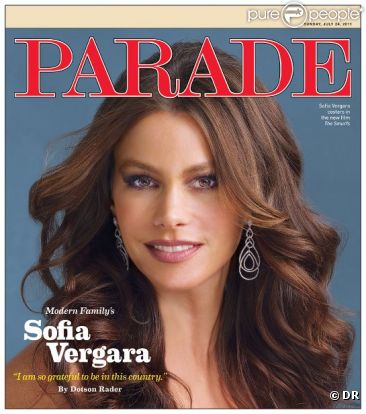 Sofia Vergara en couverture du magazine  Parade , juillet 2011.
