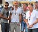 Cris et Michel Bastos, les Brésiliens de l'OL, se marrent devant Aulas bouliste
