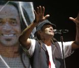 Yannick Noah au festival de Colmar, le 9 août 2011.