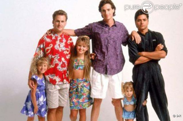 John Stamos et Bob Saget à l'époque de  La Fête à la maison , 1987.