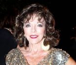 Joan Collins lors du 71e anniversaire de Massimo Gargia, aux Moulins de Ramatuelle, le 18 août 2011.