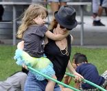 Isla Fisher et Olive à New York. Août 2011
