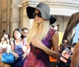 Paris Hilton la veille des noces de Petra Ecclestone à Rome le 26 août 2011