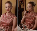 Habillée par la célèbre costumière Janie Bryant, January Jones qui joue Betty Draper dans Mad Men, a ressorti avec succès les codes vestimentaires des 60s. 