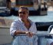 George Clooney arrive à Venise, le 30 août 2011.