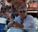 George Clooney arrive à Venise pour présenter son film  The Ides of March  à la Mostra, le 30 août 2011.