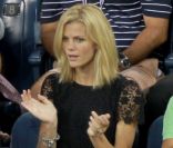 Les encouragements de sa femme Brooklyn Decker furent les bienvenus pour Andy Roddick lors de son entrée en lice lors de l'US Open 2011 