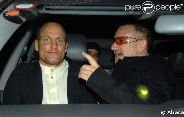 Bono et Woody Harrelson, à je te tiens tu me tiens