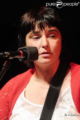 Sinead O'Connor à Moscou, le 24 juin 2010.