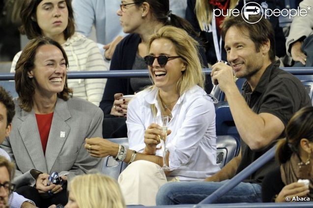 Tea Leoni et David Duchovny passent un agréable moment à New York en septembre 2010