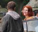 Scarlett Johansson et Jeremy Renner sur le tournage de The Avengers , à New York, le 2 septembre 2011.