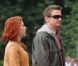 Scarlett Johansson et Jeremy Renner sur le tournage de The Avengers , à New York, le 2 septembre 2011.