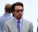 Robert Downey Jr. sur le tournage de The Avengers, à New York, le 2 septembre 2011.