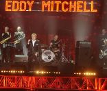 Eddy Mitchell sur la scène des Victoires de la musique, à Paris, le 1er mars 2011.