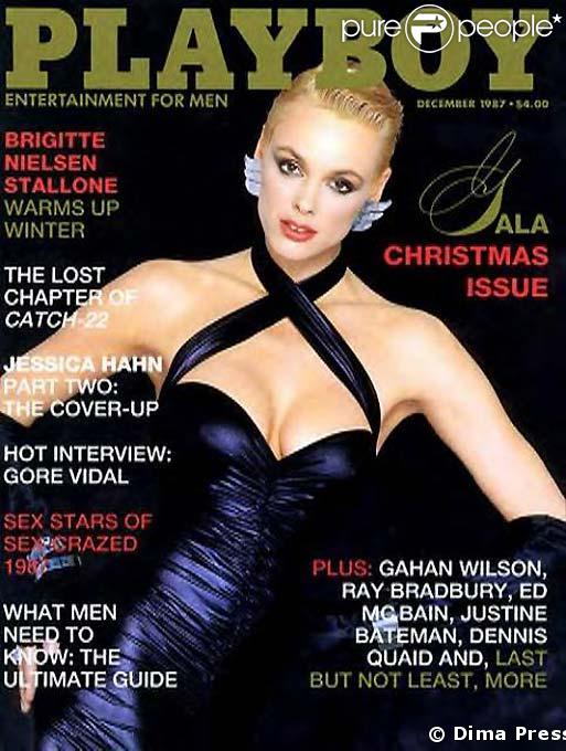 Brigitte Nielsen sur la couverture de Playboy en 1987