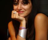 Eliette Abécassis présente Un heureux événement, à Lille, le mardi 6 septembre 2011.