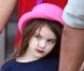 Suri Cruise maquillée avec sa maman Katie Holmes à New York le 9 septembre 2011