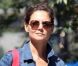 Katie Holmes se rend tôt le matin à la gym puis dans une librairie à New York, le 9 septembre 2011