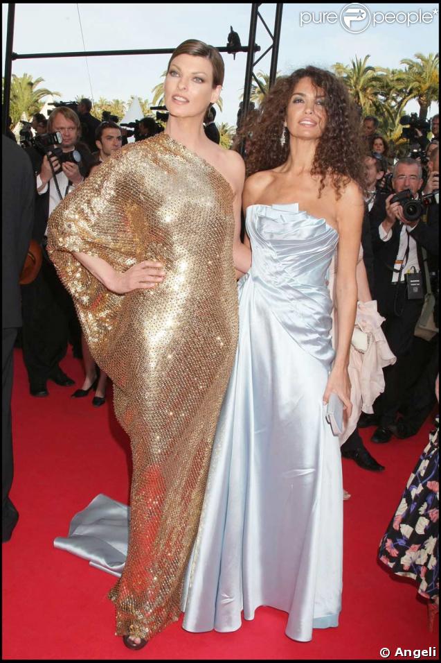 Linda Evangelista et Afef Jnifen