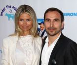 Patrice Courtaban et Simona Brhlikova au sein de la maison du consul de France à Los Angeles le 14 septembre 2011