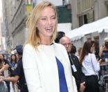 Uma Thurman au défilé printemps 2012 de Calvin Klein lors de la Fashion Week new-yorkaise le 15 septembre 2011