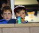 Les jeunes fils de David Beckham Brooklyn, Romeo et Cruz ont assisté à la victoire de leur père tels de véritables fans lors du match entre le Galaxy de Los Angeles et les Vancouver WhiteCaps le 17 septembre