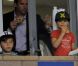 Les jeunes fils de David Beckham Brooklyn, Romeo et Cruz ont assisté à la victoire de leur père tels de véritables fans lors du match entre le Galaxy de Los Angeles et les Vancouver WhiteCaps le 17 septembre