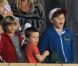 Les jeunes fils de David Beckham Brooklyn, Romeo et Cruz ont assisté à la victoire de leur père tels de véritables fans lors du match entre le Galaxy de Los Angeles et les Vancouver WhiteCaps le 17 septembre