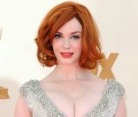 Christina Hendricks sur le tapis rouge lors des 63ème Emmy Awards à Los Angeles le 18 septembre 2011