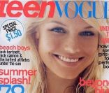 Kate Bosworth, en couverture de Teen Vogue pour son numéro de juin 2003. 
