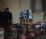 Enterrement de Georges Fillioud au cimetière du Père Lachaise, à Paris le 21 septembre 2011