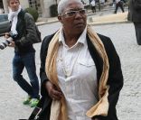Firmine Richard à l'enterrement de Georges Fillioud au Père-Lachaise à Paris le 21 septembre 2011