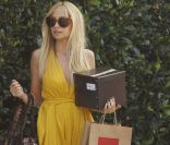 Nicole Richie à la sortie d'un restaurant pour son anniversaire le 21 septembre 2011