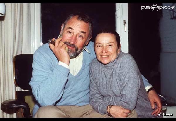 Philippe Noiret et Monique Chaumette