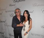 Flavio Briatore et sa girlfriend à la soirée Chopard le 19/05/08