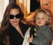 Angelina Jolie quitte l'appartement de Gwen Stefani après avoir passé l'après-midi ensemble le 26 septembre 2011