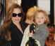 Angelina Jolie quitte l'appartement de Gwen Stefani après avoir passé l'après-midi ensemble le 26 septembre 2011