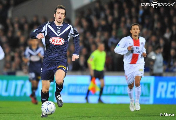 Johan Micoud face au Paris SG le 2 mars 2008 à Bordeaux
