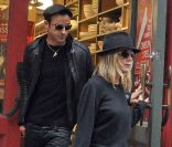 Jennifer Aniston et son amoureux Justin Theroux<br />