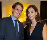  Guy Chatillon et Tasha de Vasconcelos lors du cocktail donné le mardi 27 septembre pour l'ouverture du nouvel espace entièrement dédié aux montres et bijoux,  au sein de la boutique Ralph Lauren. 