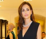  Tasha de Vasconcelos lors du cocktail donné le mardi 27 septembre pour l'ouverture du nouvel espace entièrement dédié aux montres et bijoux,  au sein de la boutique Ralph Lauren. 