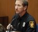 Procès du docteur Conrad Murray, accusé d'homicide involontaire sur son patient Michael Jackson, à Los Angeles le 3 octobre 2011 - ici Richard Senneff, un des pompiers