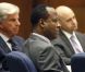Procès du docteur Conrad Murray, accusé d'homicide involontaire sur son patient Michael Jackson, à Los Angeles le 3 octobre 2011 - ici Conrad Murray