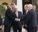 Albert de Monaco reçoit Ivo Josipovic, président de la Croatie, et son épouse. Le 4 octobre 2011