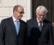 Albert de Monaco reçoit Ivo Josipovic, président de la Croatie, et son épouse. Le 4 octobre 2011