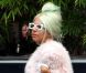 Lady Gaga à la sortie de son hôtel, à Londres, le 5 octobre 2011.