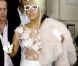 Lady Gaga à la sortie de son hôtel, à Londres, le 5 octobre 2011.