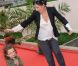 Romane Bohringer, avec sa petite Rose et son chéri, pour le show final à Dinard