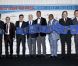 Albert de Monaco aux côtés de Ryan Giggs, Antonio Caliendo, Luis Figo, Ruud Gullit, Abedi Pelé, Rabah Madjer, Javier Zanetti et Giancarlo Bizzio lors de l'ouverture du Sportel Monaco, le 10 octobre 2011.